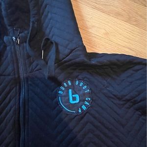 Burn boot camp crop hoodie size M
